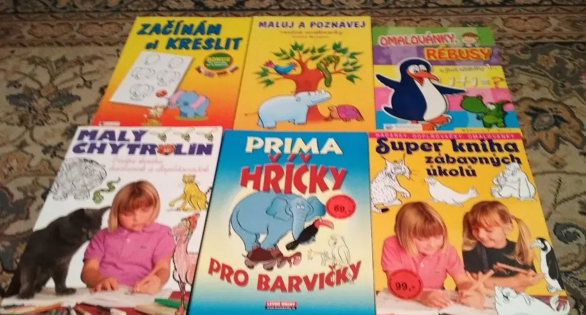 Interaktivní knihy s úkoly pro předškoláky, Aj pro malé děti