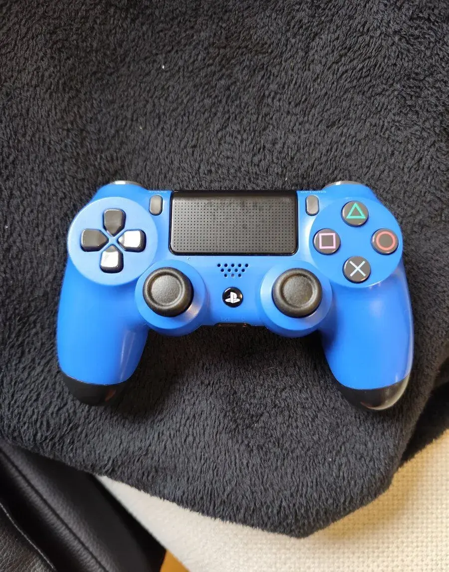 Dualshock V2 Modro - černý PS4