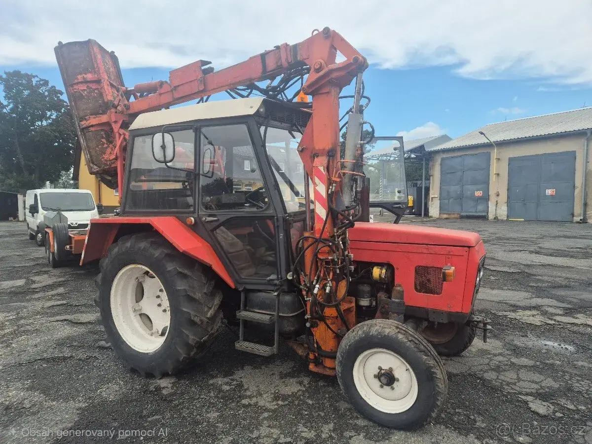 Zetor 7211 s příkopovou sekačkou STP-C 132/1