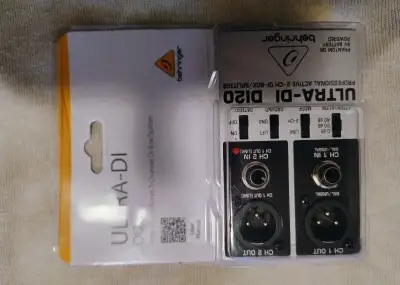 Behringer ULTRA-DI DI20 – aktivní dvoukanálový DI-box