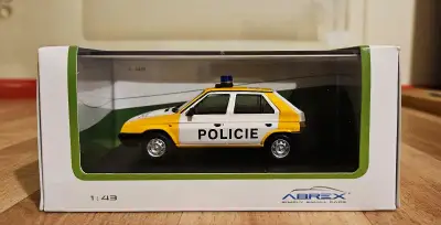 Abrex Škoda Favorit 136L 1:43 Policie ČSFR 91/92