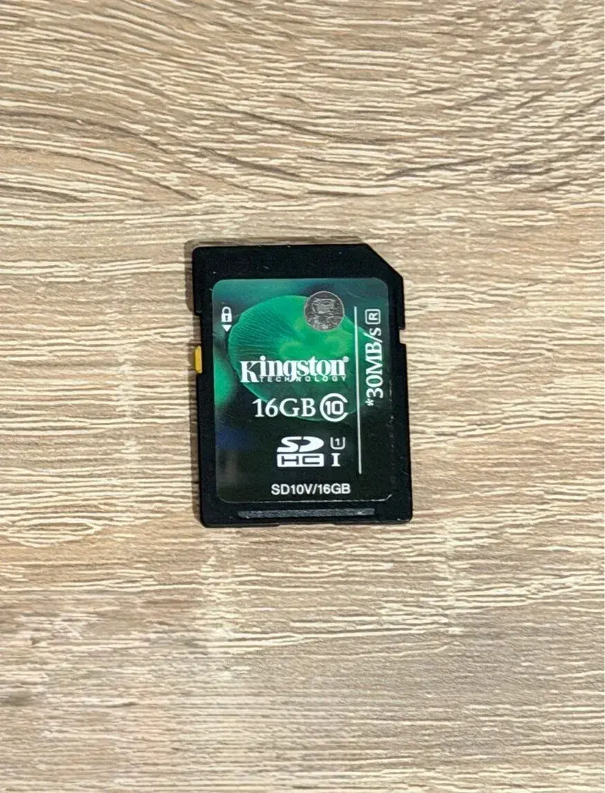 SD karta Kingston 16 GB, SDHC