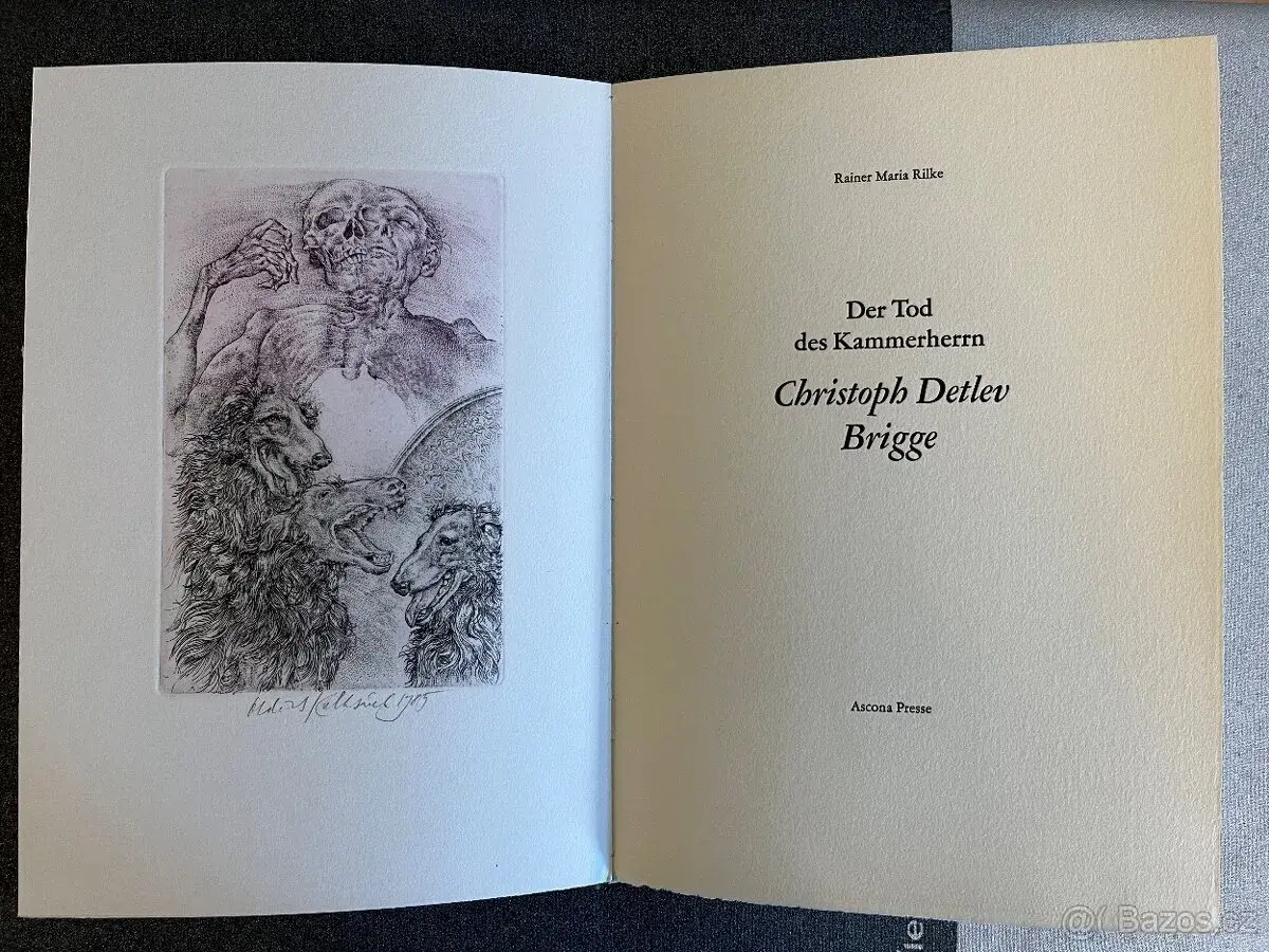 Rainer Maria Rilke / Oldřich Kulhánek- bibliofilie
