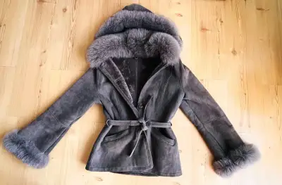Kožený kabátek #S/M