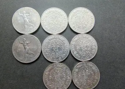 Mince 5 Koruna Rakousko Uhersko
