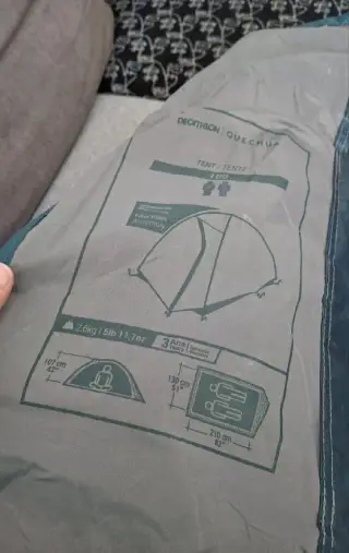 Prutový stan pre 2 osoby
