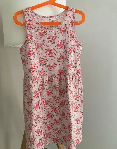 H&M bavlněné letní šaty 134/140