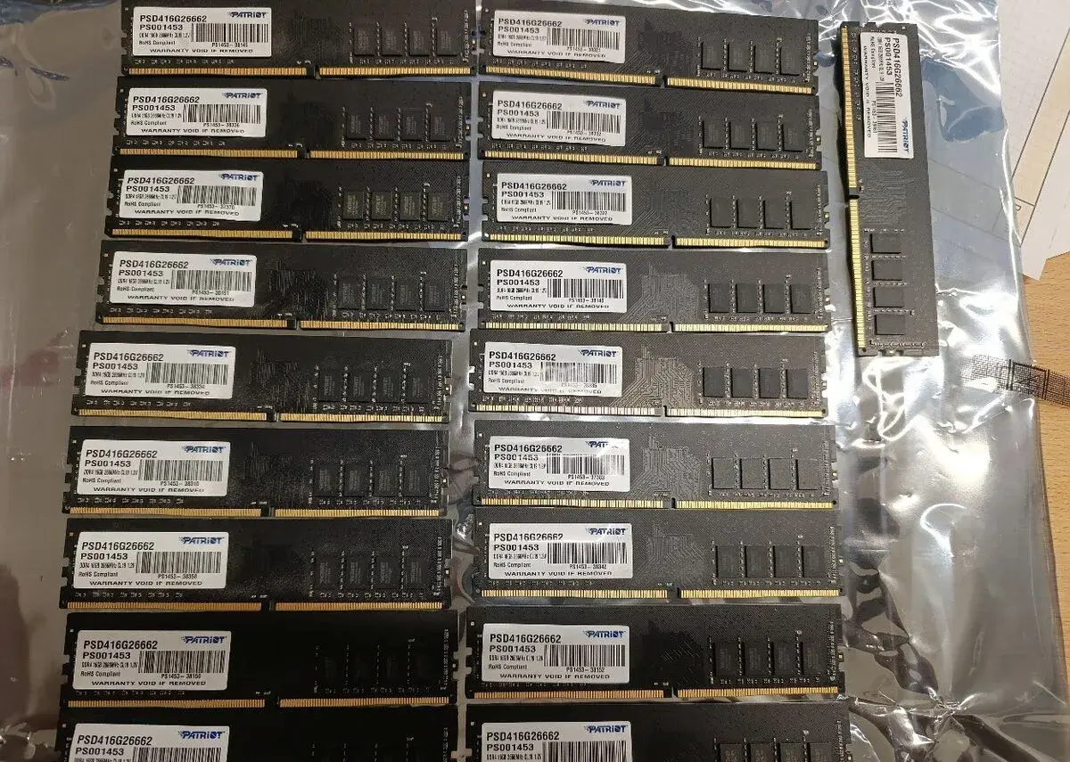 PATRIOT Signature 16GB DDR4 2666MHzz, CL19 /1.2V / TESTOVÁNO