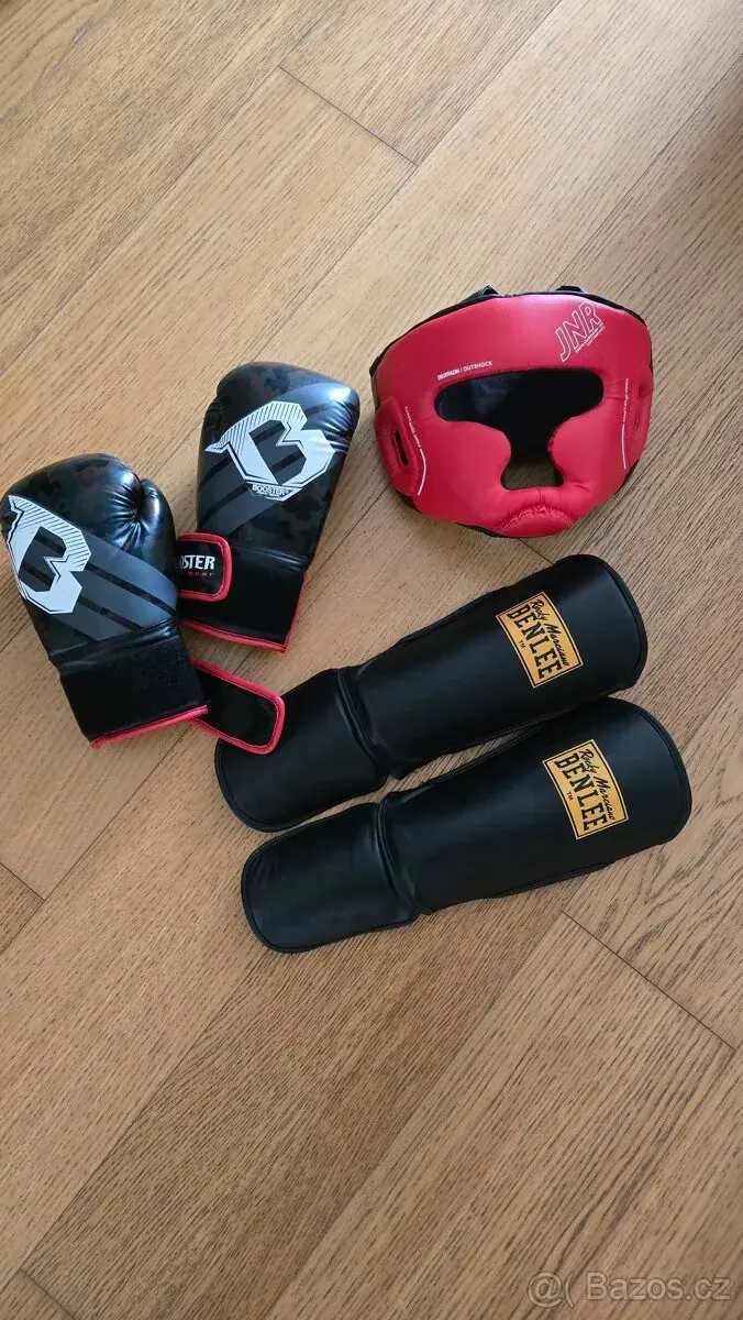 Dětská sada na thajský box / kickbox - výborný stav
