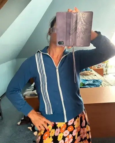 Retro sprotovní mikina, vel. S