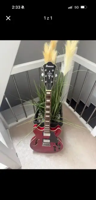 Ibanez AS73 Artcore, Transparent Cherry Red