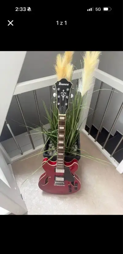 Ibanez AS73 Artcore, Transparent Cherry Red