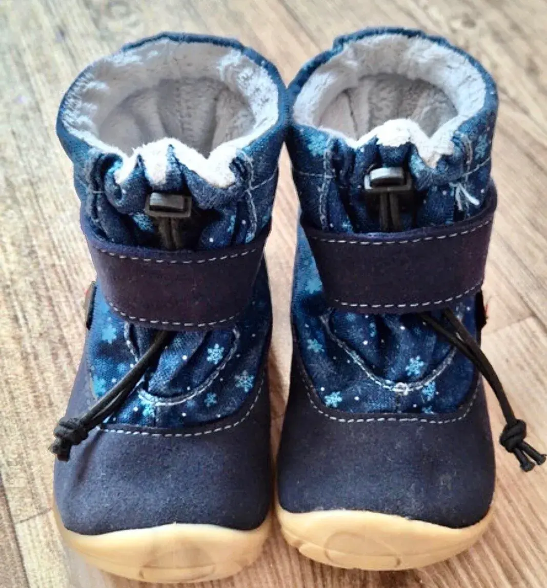 Zimní barefoot botičky Fare Bare, vel. 22 (143 mm)
