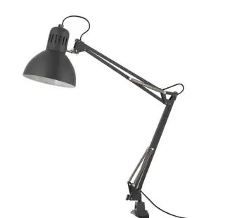 IKEA TERTIAL Pracovní lampa, tmavě šedá, STAV