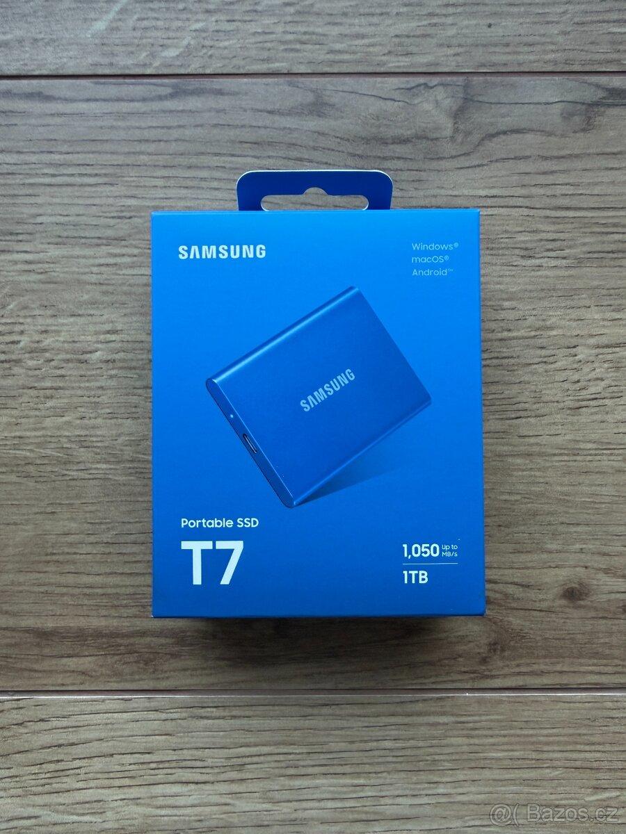 Externí disk Samsung Portable SSD T7 1TB | Nový | Záruka