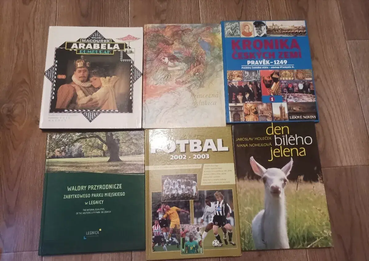 Mix knih – historie, sport, pohádky, příroda, romány i hobby
