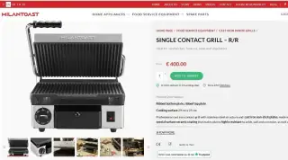 kontaktní gril Milantoast 016000 nový