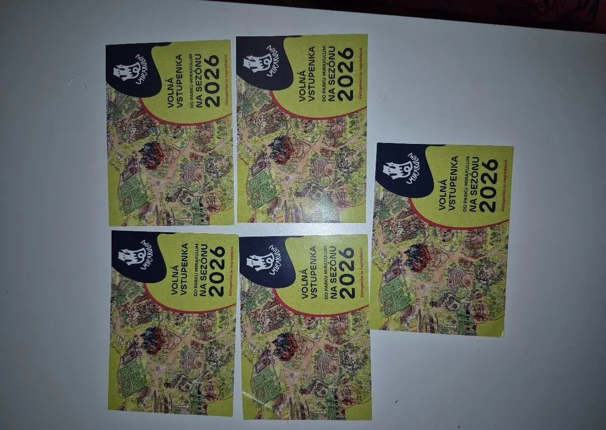 Mirakulum vstupenka platná do 1.11.2026