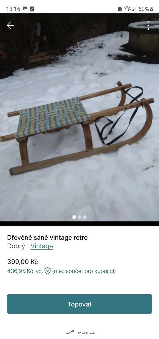 Retro saně