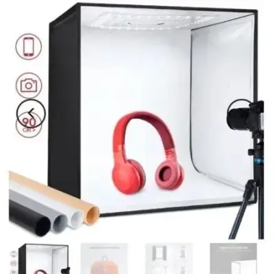 Nový fotografický stan 50x50x50 cm s LED osvětlením