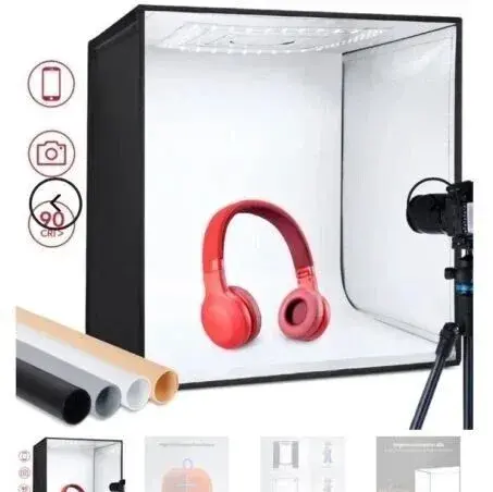 Nový fotografický stan 50x50x50 cm s LED osvětlením