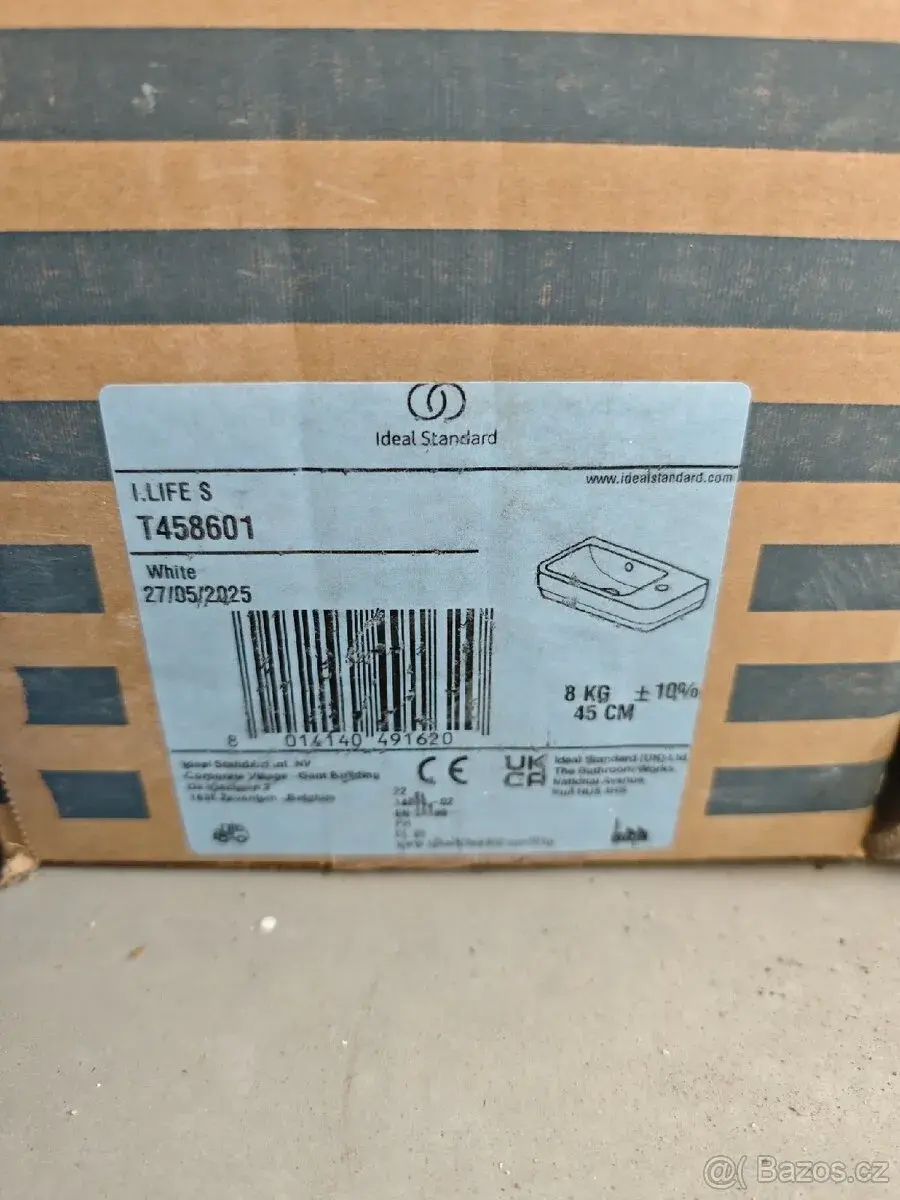 Umyvadlo Ideal Standard i.life S–450×250 mm, bílé