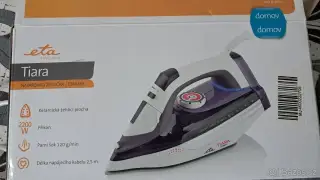 Napařovací žehlička ETA Tiara 0289, téměř nová