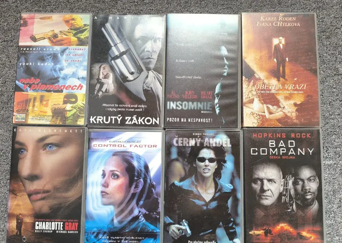 Sbírka originálních VHS kazet