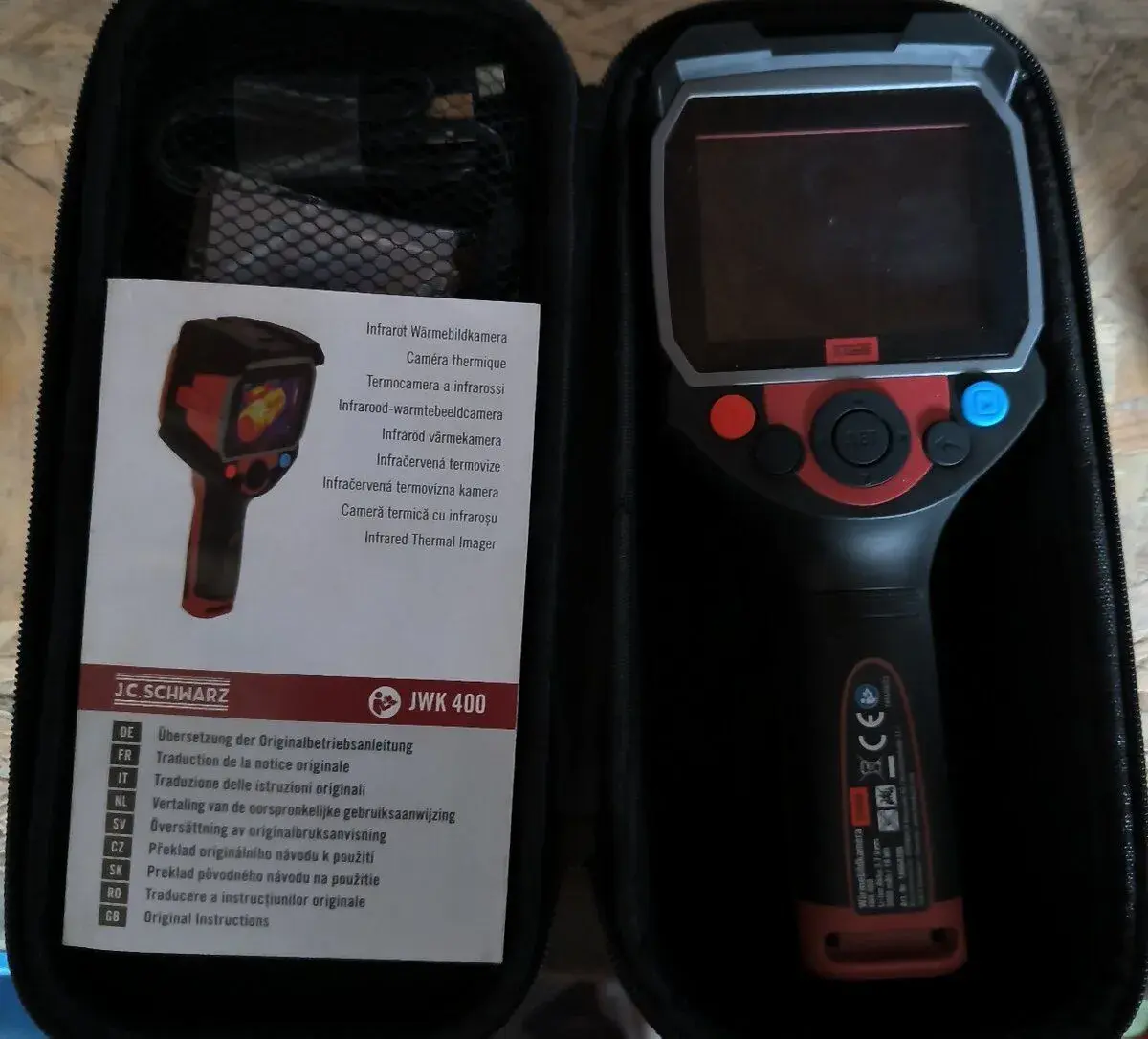 Thermograficka kamera J.C. SCHWARZ JWK 400