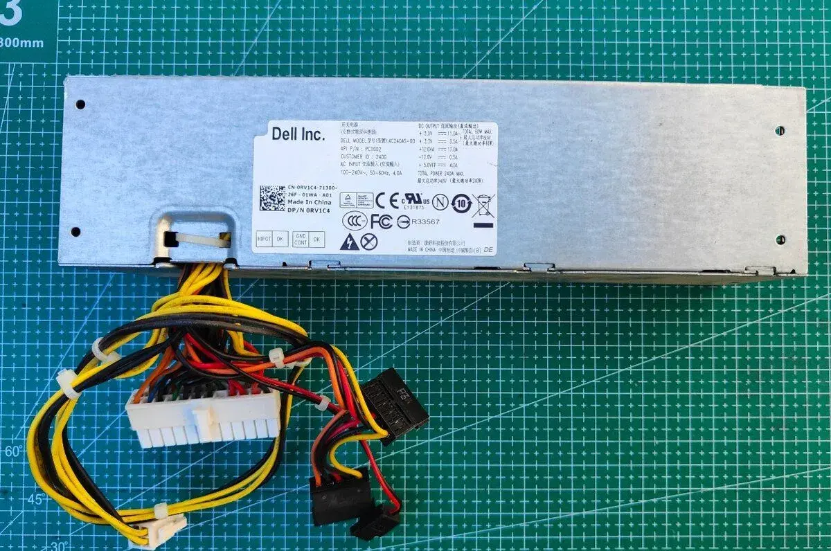 2× zdroj Dell OptiPlex SFF 240W AC240AS-00 / 0RV1C4