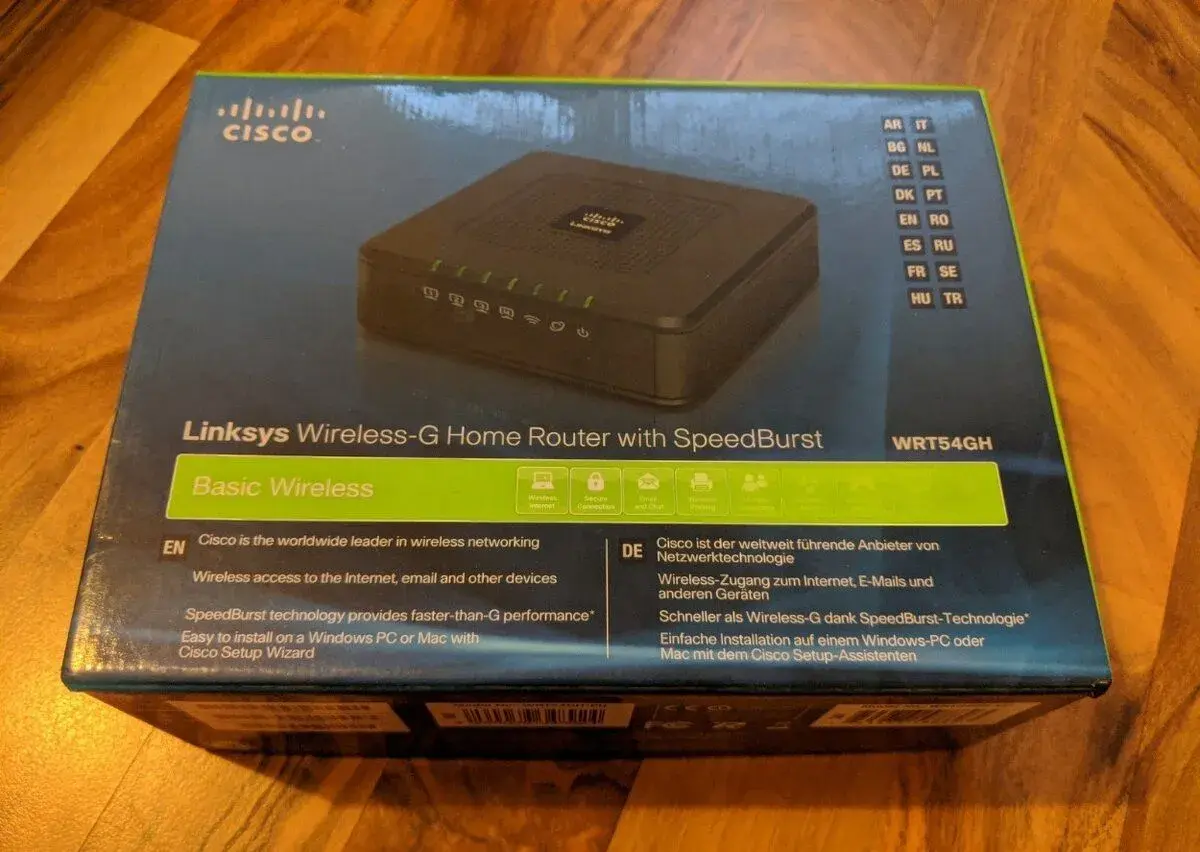 WiFi Router Cisco Linksys Wireless-G