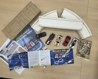 Papírová autodráha SHELL