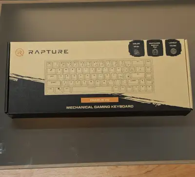 Herní klávesnice rapture bílá