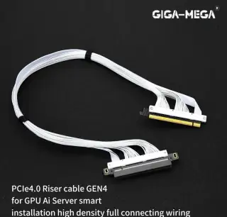PCIe 4.0 X16 GPU Riser Cable Gen4 PCI Express prodlužovací k