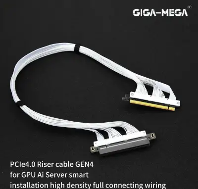 PCIe 4.0 X16 GPU Riser Cable Gen4 PCI Express prodlužovací k