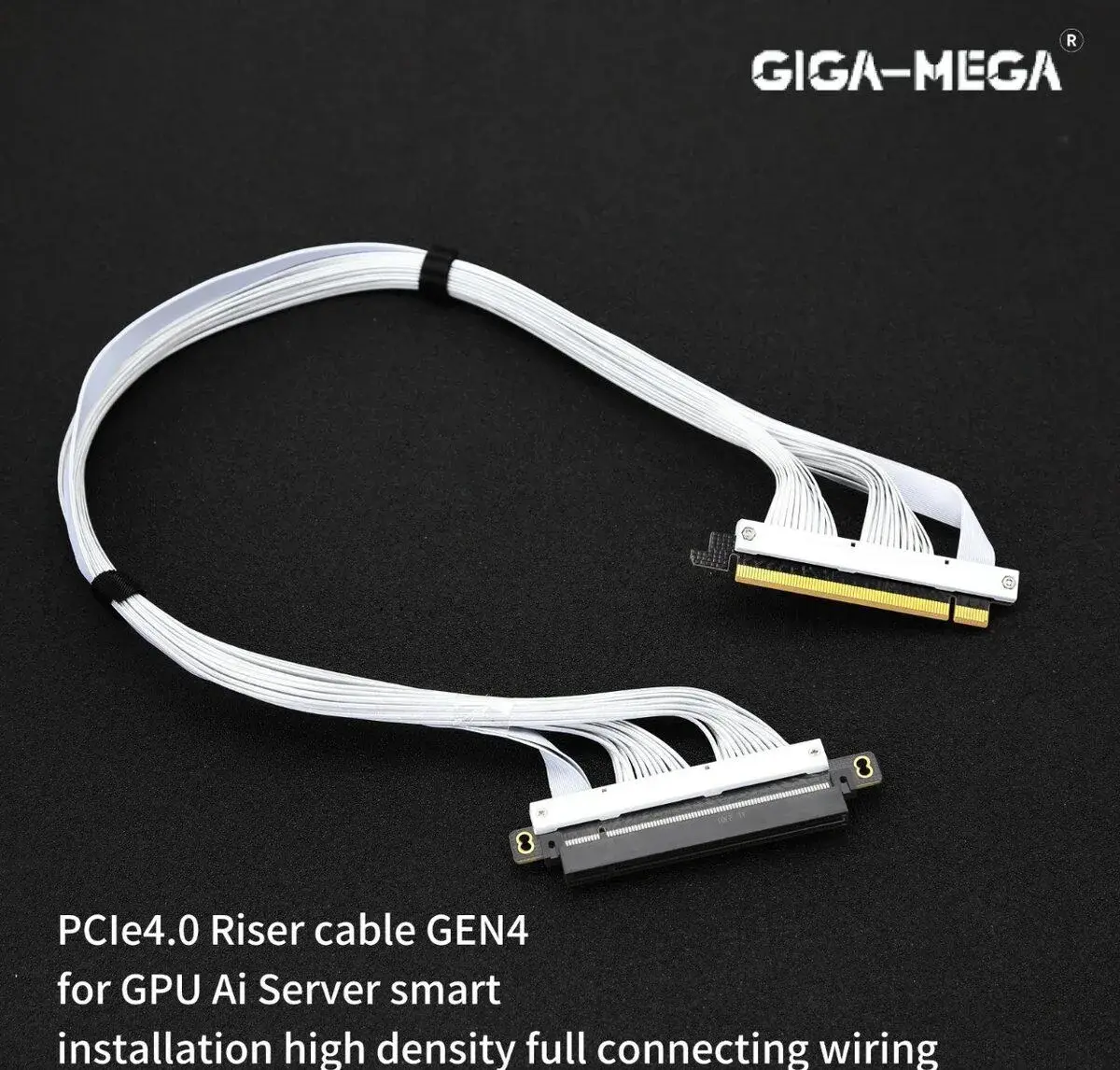 PCIe 4.0 X16 GPU Riser Cable Gen4 PCI Express prodlužovací k