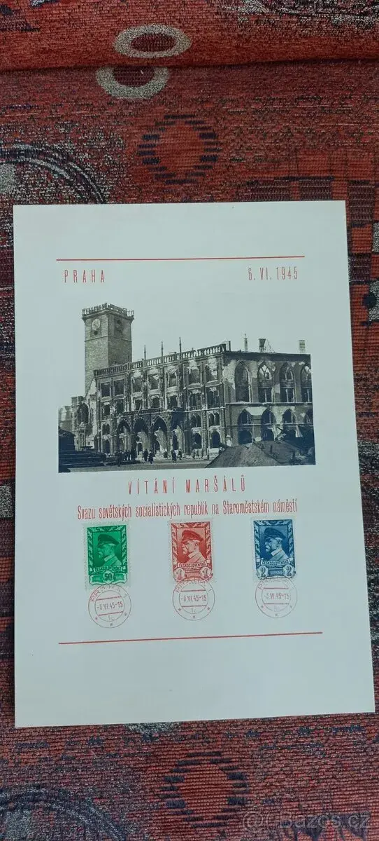 Vítání maršálů 1945