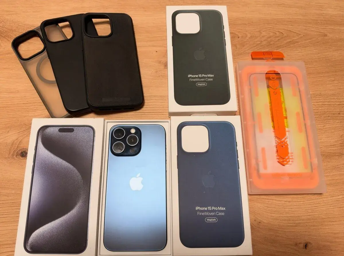 IPhone 15 pro Max 256 gb modrý titan