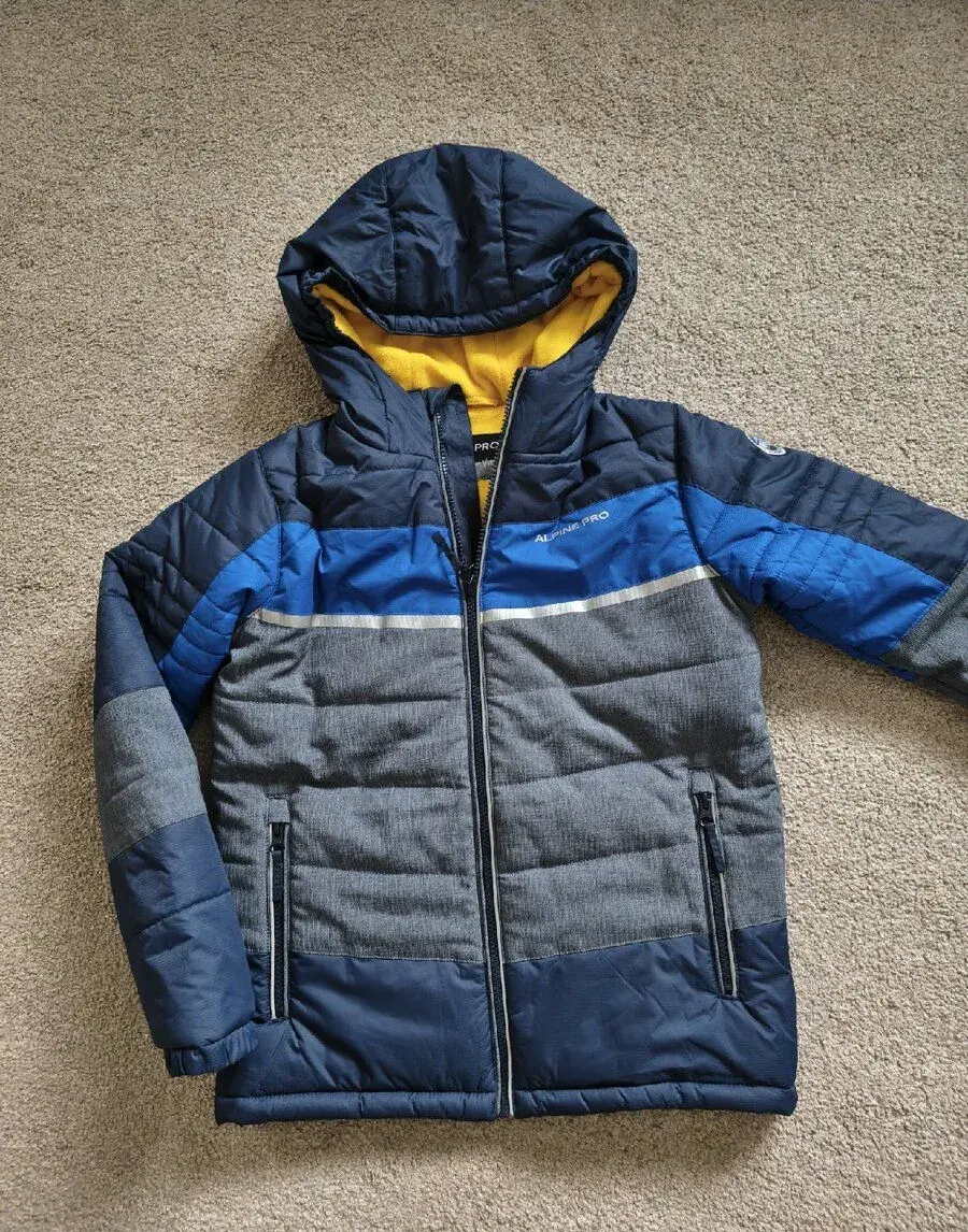Chlapecká zimní bunda AlpinePro 140/146