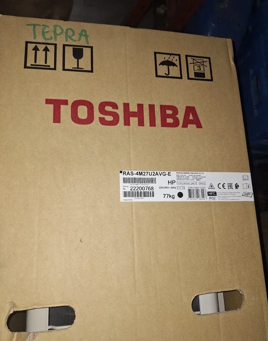 Tepelné čerpadlo Toshiba vzduch/vzduch-topení,chlazení