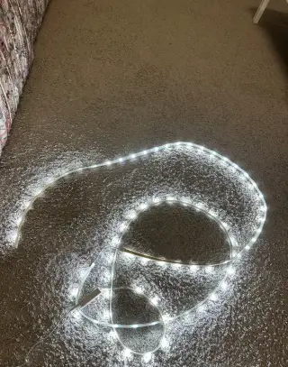 LED pásek – studená bílá, kompletní sada