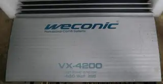 Zesilovač do auta Weconic VX4200