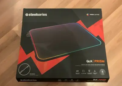 Podložka pod myš SteelSeries QcK Prism RGB černá