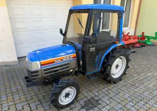 Malotraktor ISEKI TF223D originál kabina s rotavátorem