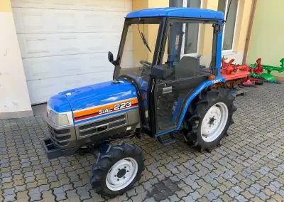 Malotraktor ISEKI TF223D originál kabina s rotavátorem