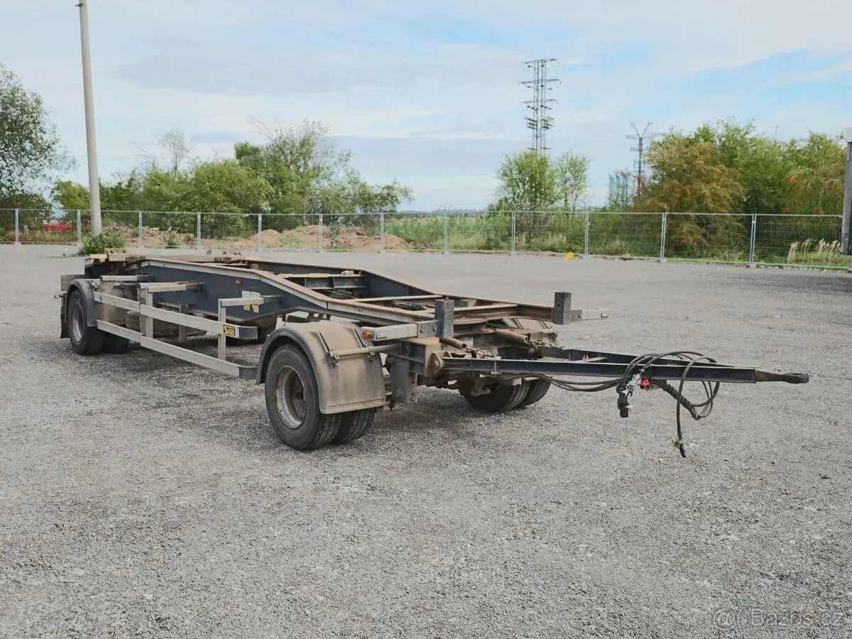 Svan TCH 202, KONTEJNEROVÝ PŘÍVĚS, LOW DECK, 18 TUN, DVOUOS