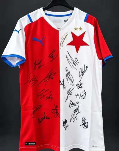 Podepsaný fotbalový dres SK Slavia Praha