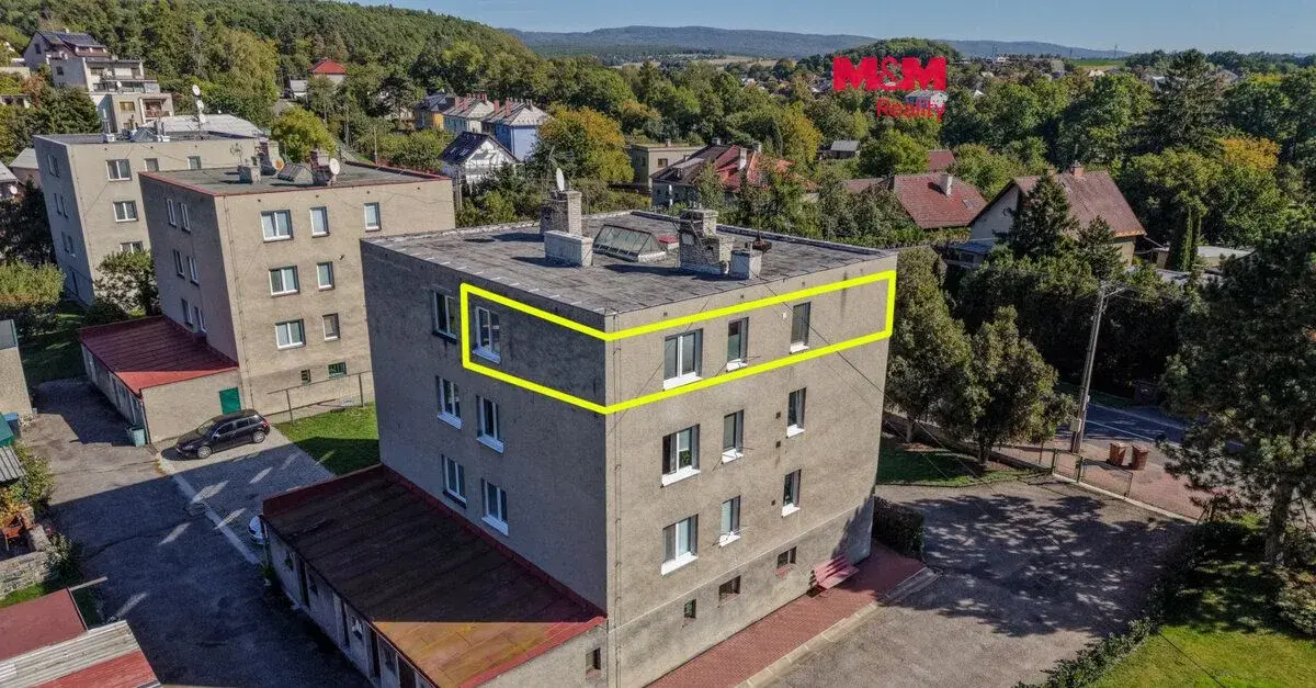 Prodej bytu 3+1, 60 m², Velká Bystřice, ul. Na Letné