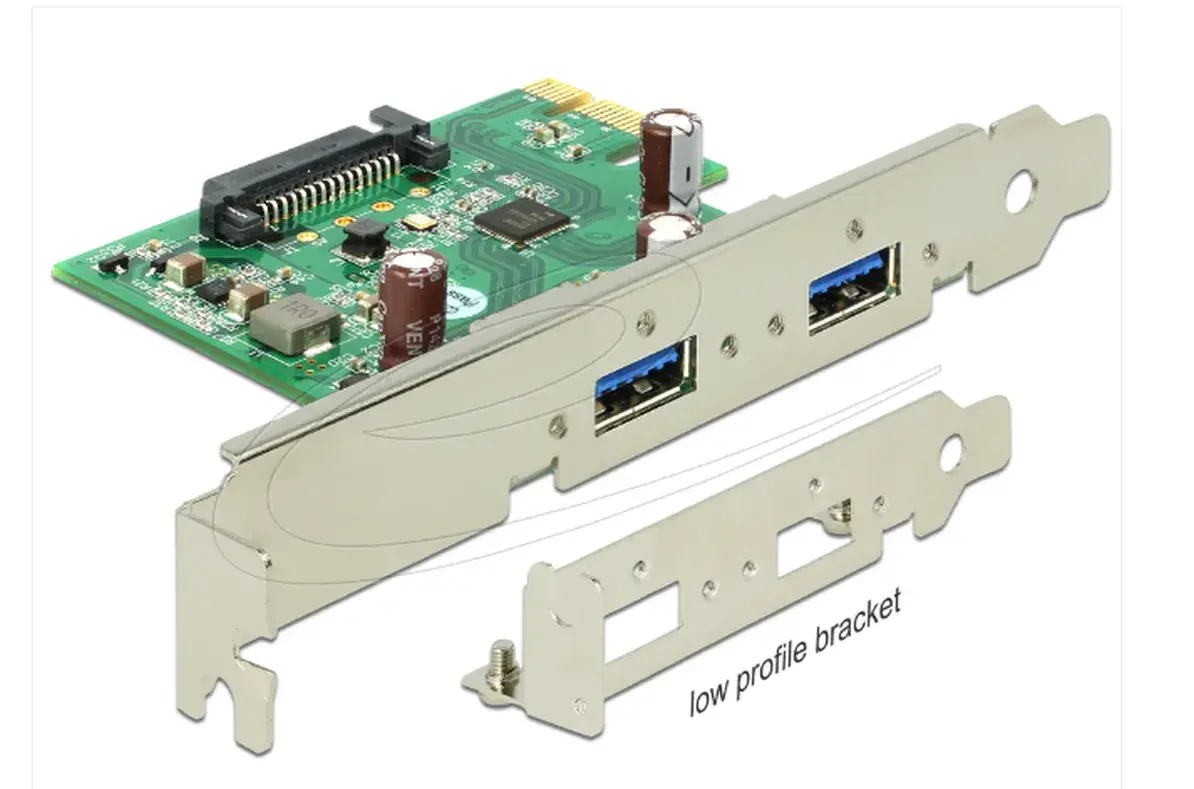 PCI Express->2xUSB Delock 89391 - U3-PCIE1XG205-1S