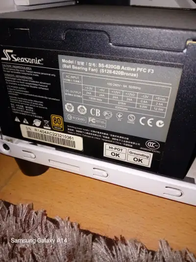 Zdroj Seasonic S12II-620 Bronze 620W – na opravu / náhradní